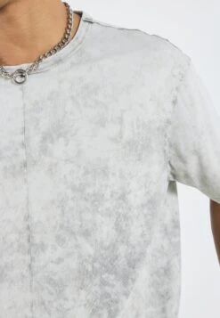 YOURTURN UNISEX - Print T-shirt - Light Grey Washed -Yourturn Shop 01915895b08b4afe98912edb00abb495