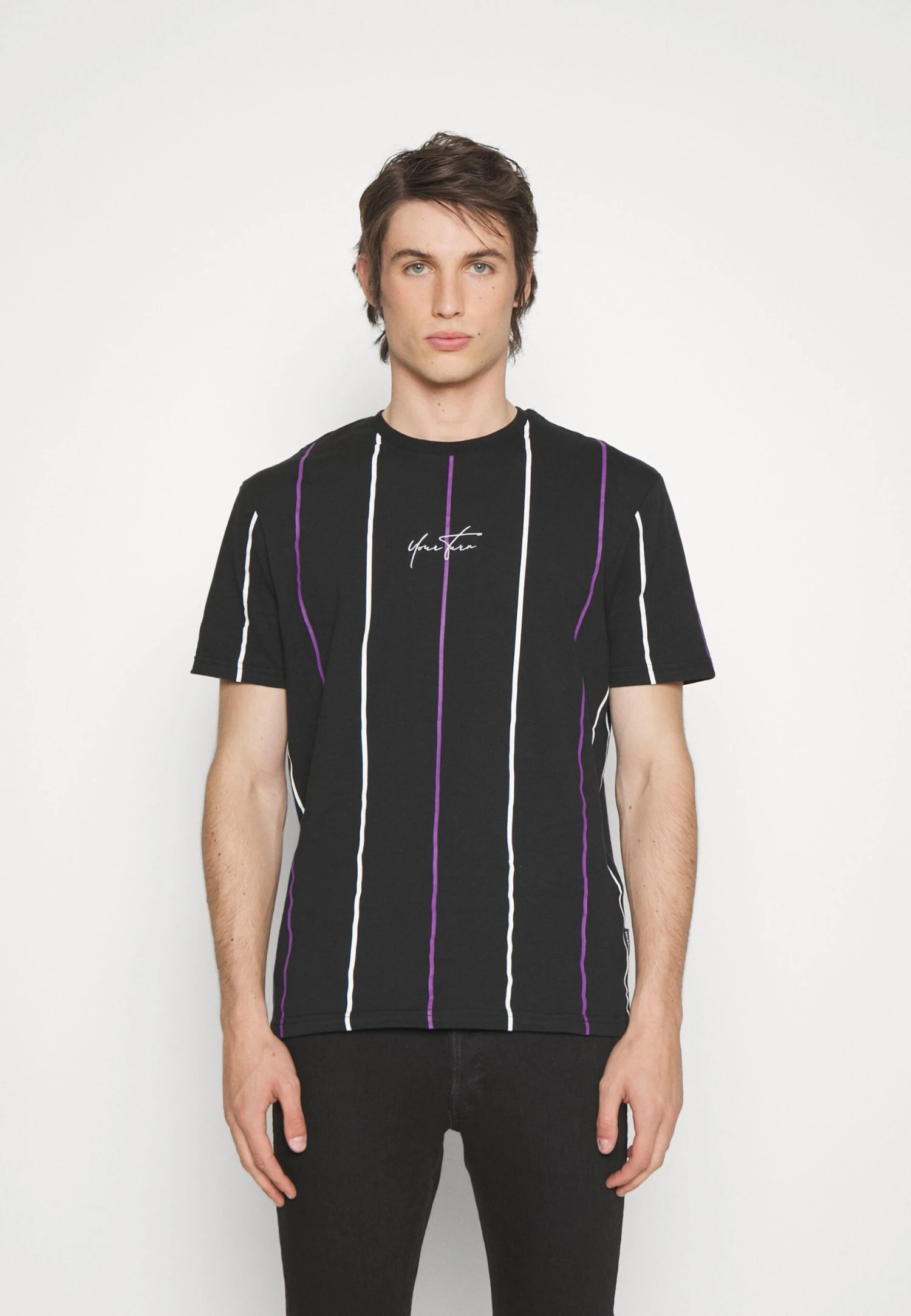 YOURTURN Unisex - Print T-Shirt - Purple 3 YOURTURN Unisex - Print T-Shirt - Purple