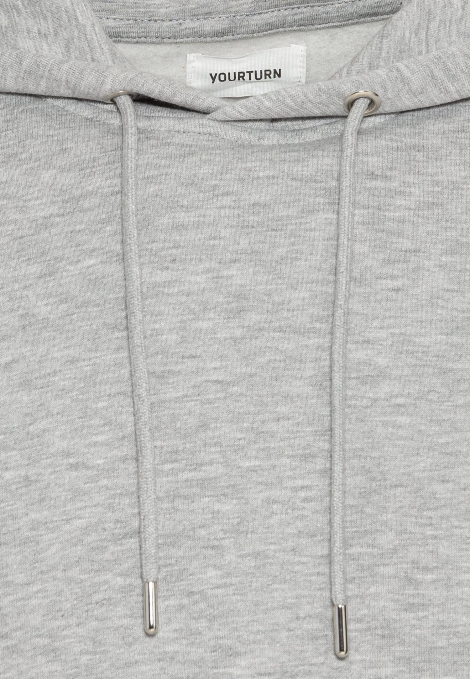 YOURTURN Unisex - Hoodie - Mottled Grey 5 YOURTURN Unisex - Hoodie - Mottled Grey - Image 3