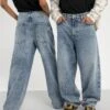 YOURTURN Baggy Jeans Unisex - Relaxed Fit Jeans - Dark Blue Denim 2 YOURTURN Baggy Jeans Unisex - Relaxed Fit Jeans - Dark Blue Denim -Yourturn Shop 065c168ac6014a5eabb0b9d456597c17