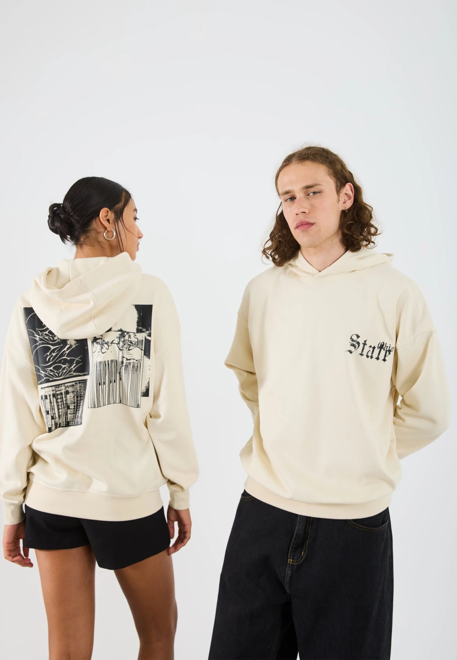 YOURTURN UNISEX - Hoodie - Sand 7 YOURTURN UNISEX - Hoodie - Sand - Image 5
