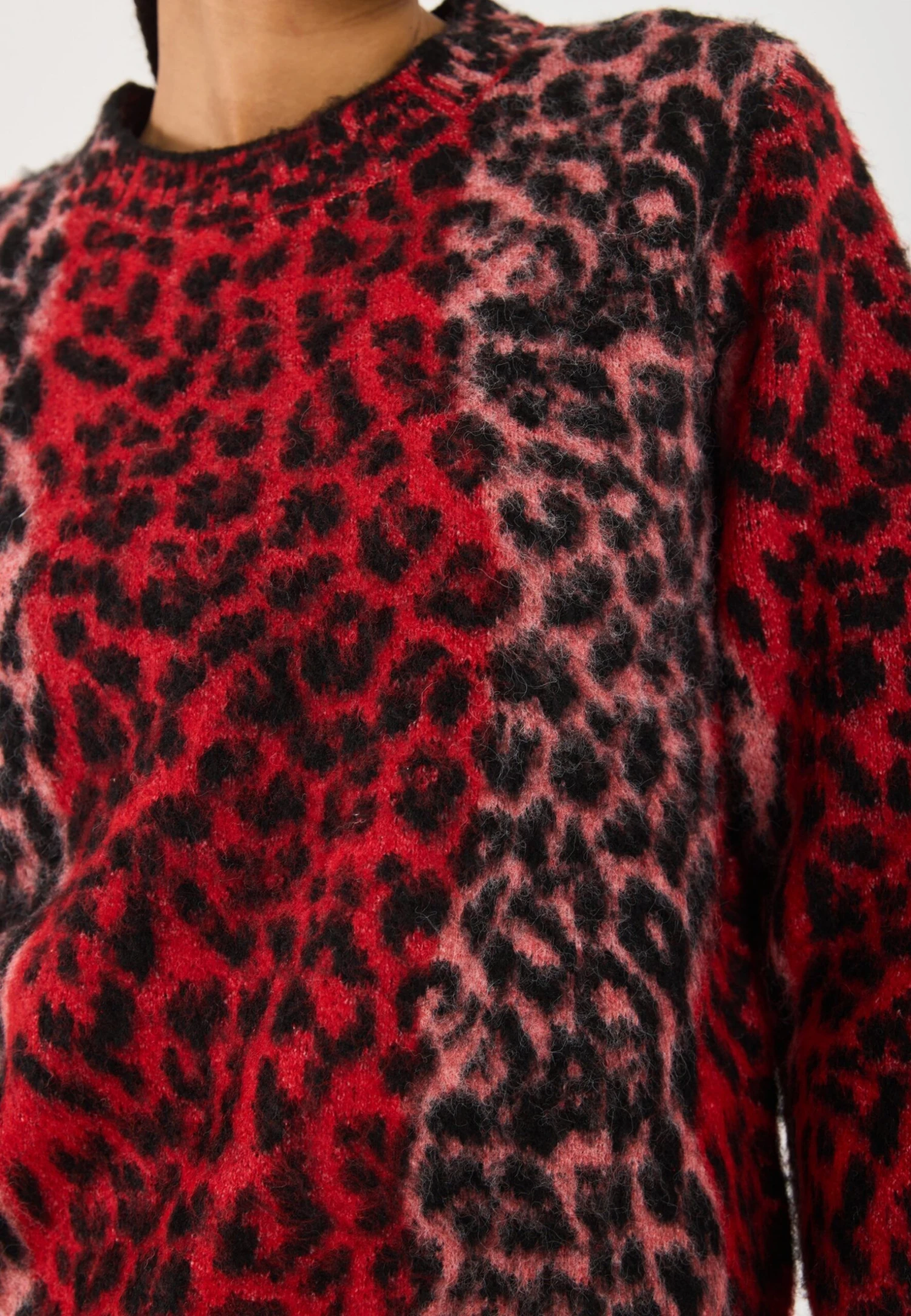 YOURTURN UNISEX - Jumper - Red/black 9 YOURTURN UNISEX - Jumper - Red/black - Image 7