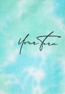 YOURTURN Unisex - Print T-Shirt - Blue/Green -Yourturn Shop 0866272279b540378a4472d05d57135d