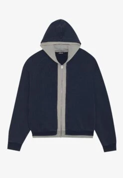 YOURTURN UNISEX - Hoodie - Dark Blue/grey Snow Wash -Yourturn Shop 08aeac3707b44de4a358ebdfd02e12b5