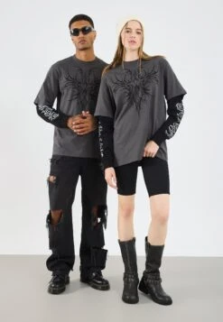 YOURTURN UNISEX - Long Sleeved Top - Asphalt 13 YOURTURN UNISEX - Long Sleeved Top - Asphalt -Yourturn Shop 0e9a7bb6857d483f97f0eb007acbaa5b