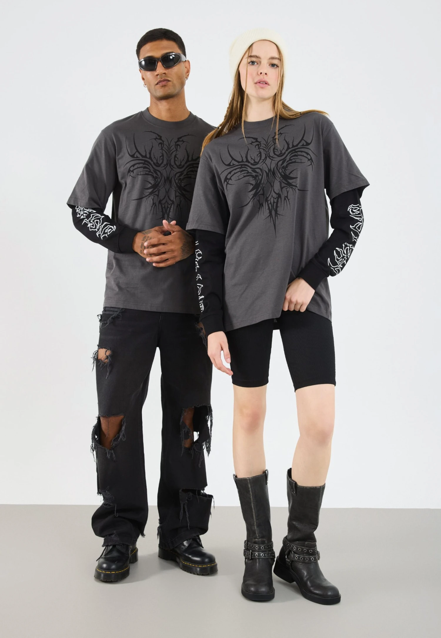 YOURTURN UNISEX - Long Sleeved Top - Asphalt 6 YOURTURN UNISEX - Long Sleeved Top - Asphalt - Image 4