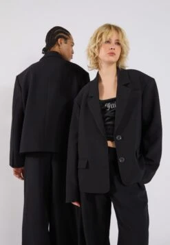 YOURTURN UNISEX - Blazer Jacket - Black -Yourturn Shop 0f1278f37a484e8da7c7ccd4095c6fd8