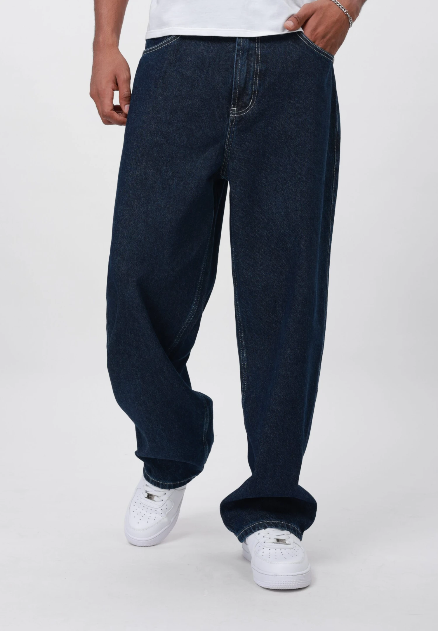 YOURTURN UNISEX - Straight Leg Jeans - Rinsed Denim 3 YOURTURN UNISEX - Straight Leg Jeans - Rinsed Denim