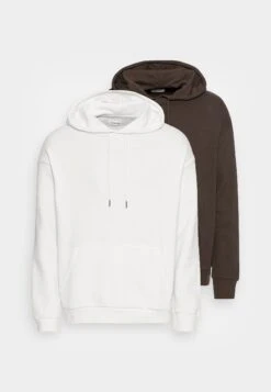 YOURTURN 2 Pack Unisex - Hoodie - Brown/Off White -Yourturn Shop 1092ffc1bb8b490883d81c8bd949767a