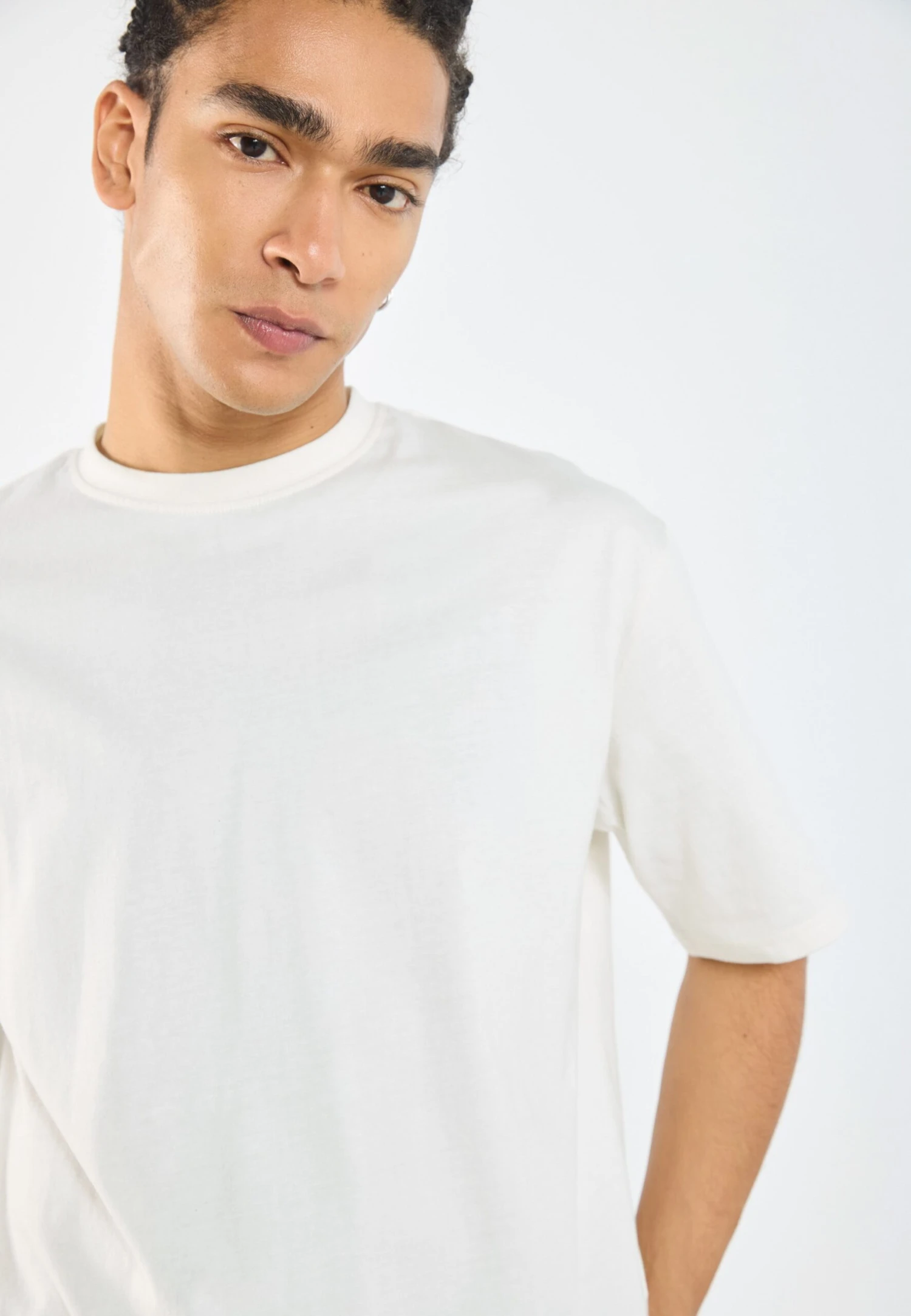 YOURTURN UNISEX 2 PACK BASIC BOXY T SHIRT - Basic T-shirt - Coffee Bean/egret 11 YOURTURN UNISEX 2 PACK BASIC BOXY T SHIRT - Basic T-shirt - Coffee Bean/egret - Image 9