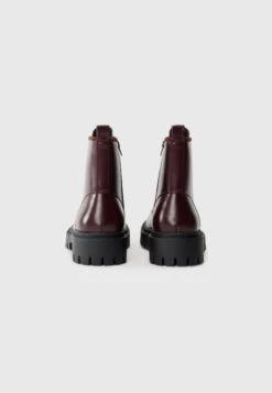YOURTURN UNISEX - Lace-up Ankle Boots - Burgandy -Yourturn Shop 14fd87c0f70d434e91f4af8994e2d233