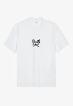 YOURTURN UNISEX - Print T-shirt - Black/silver -Yourturn Shop 162262893cf541669cebddba00900511