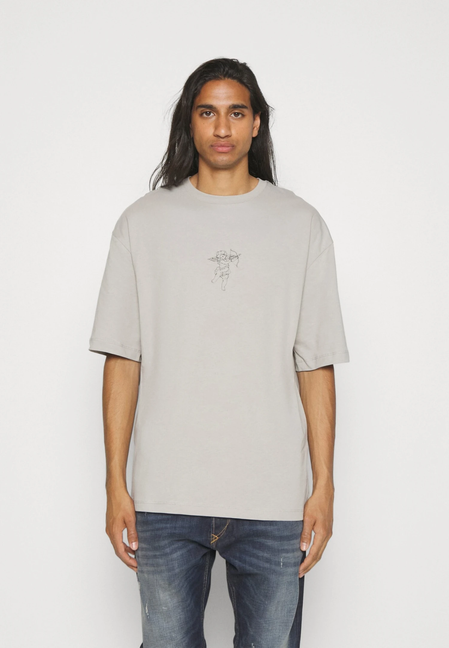 YOURTURN Unisex - Print T-Shirt - Dark Grey 3 YOURTURN Unisex - Print T-Shirt - Dark Grey