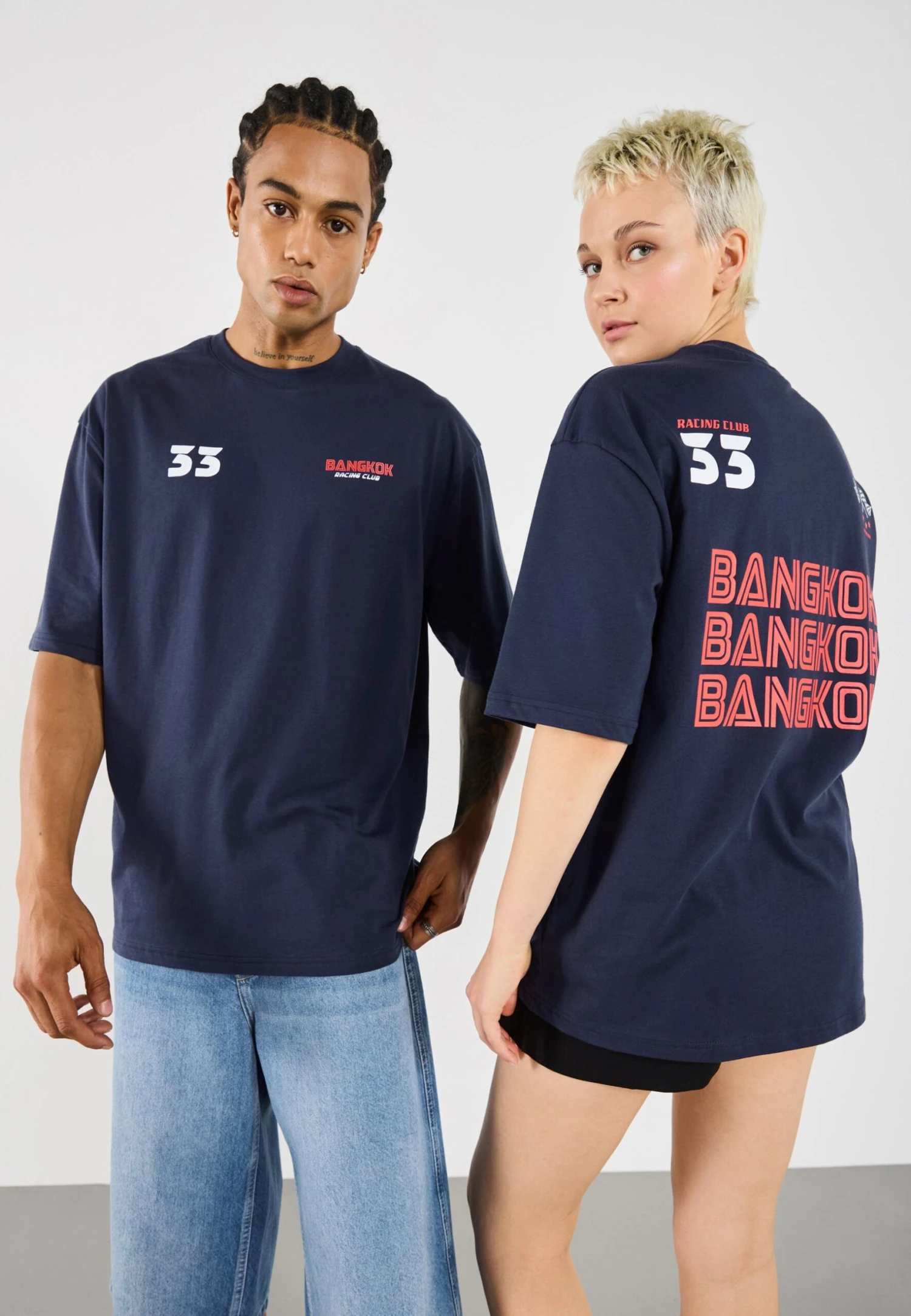 YOURTURN UNISEX - Print T-shirt - Midnight Sail 5 YOURTURN UNISEX - Print T-shirt - Midnight Sail - Image 3