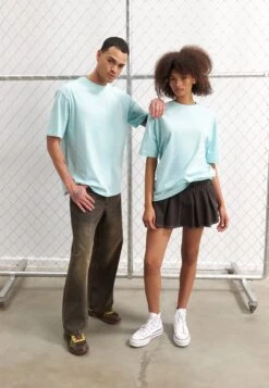 YOURTURN UNISEX 3 PACK BASIC OVERSIZED T-SHIRT - Basic T-shirt - Royal Blue/white/light Blue