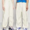 YOURTURN Genderless Parachute Unisex - Trousers - White -Yourturn Shop 1c083424eb0e48c8a17481920e445a5e