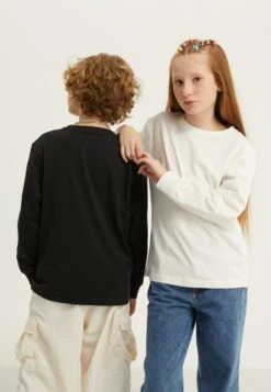 UNISEX 2 PACK - Long Sleeved Top - Black/off-white -Yourturn Shop 1c52974b29134cc6bd70d2a7c2d63699