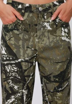 YOURTURN UNISEX - Baggy Jeans - Khaki -Yourturn Shop 1cb8574714b649e3b2ca138ecb9787d3