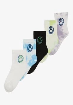 UNISEX 5 PACK - Socks - White/black/blue