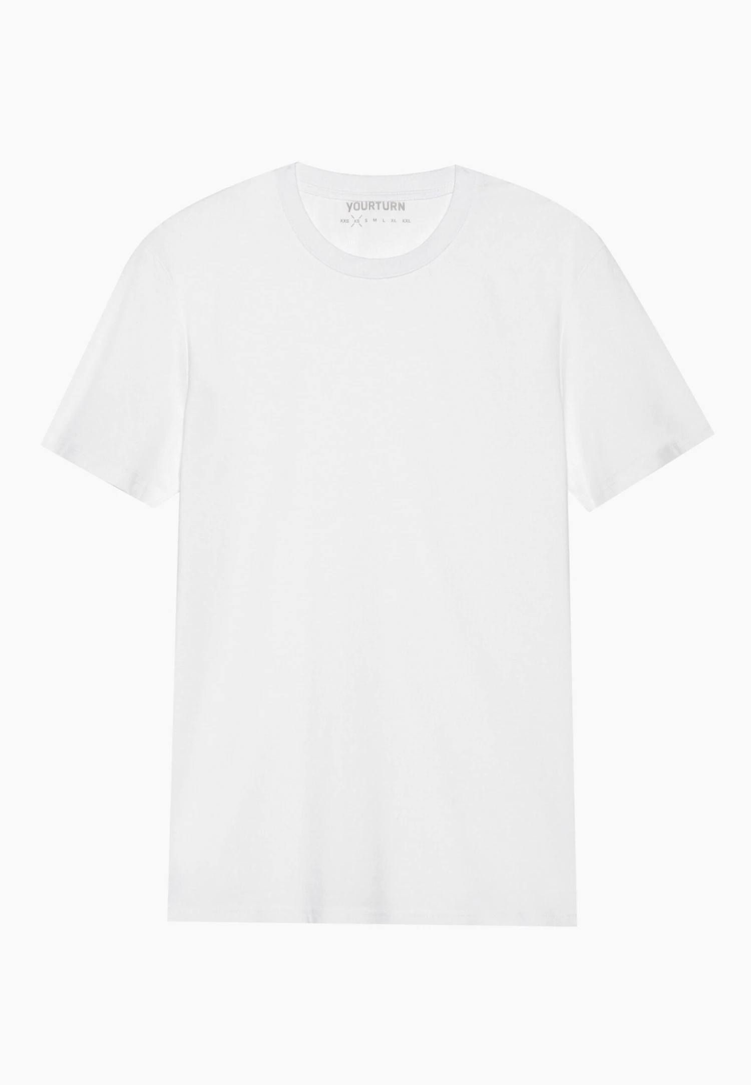 YOURTURN UNISEX 2 PACK BASIC REGULAR T SHIRT - Basic T-shirt - Bright White 9 YOURTURN UNISEX 2 PACK BASIC REGULAR T SHIRT - Basic T-shirt - Bright White - Image 7