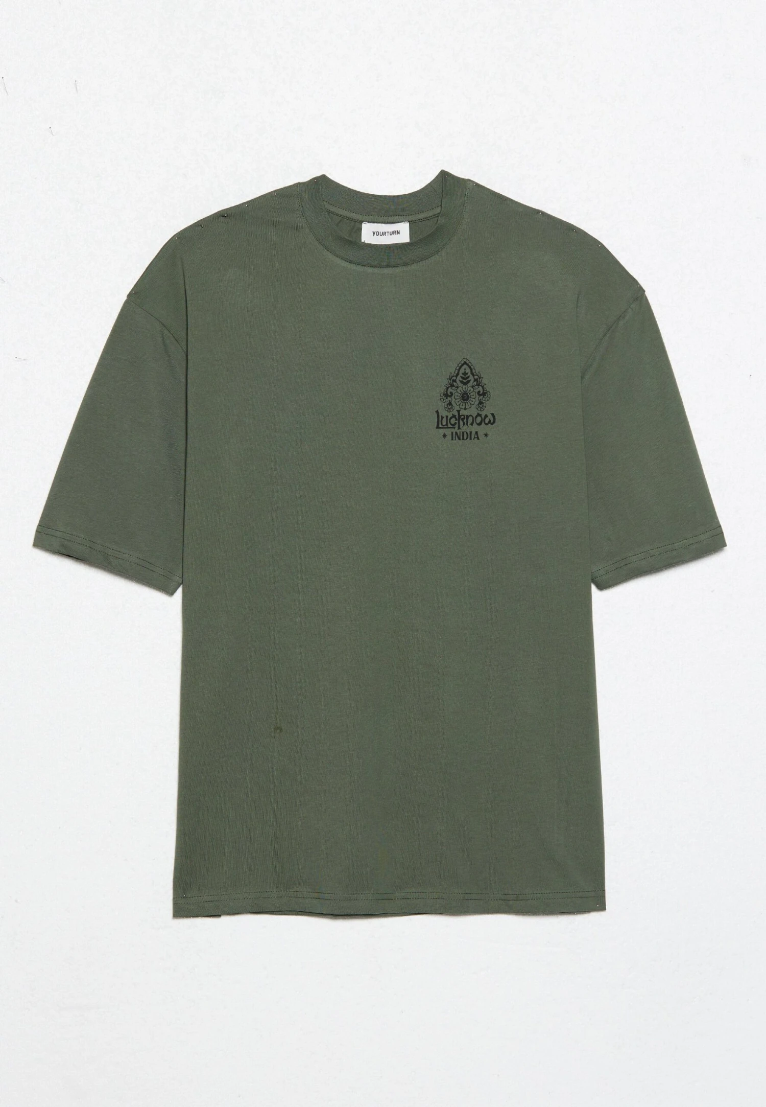 YOURTURN UNISEX - Print T-shirt - Thyme 8 YOURTURN UNISEX - Print T-shirt - Thyme - Image 6