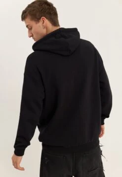 YOURTURN UNISEX - Hoodie - Black/white -Yourturn Shop 2273319dbcc247aa900a150f512b5043