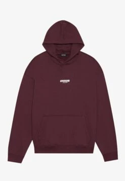 YOURTURN CHAOS OVERSIZE HEAVY HOODIE UNISEX - Sweatshirt - Vineyard Wine -Yourturn Shop 23288e21f5a447a5b8523a645345c338