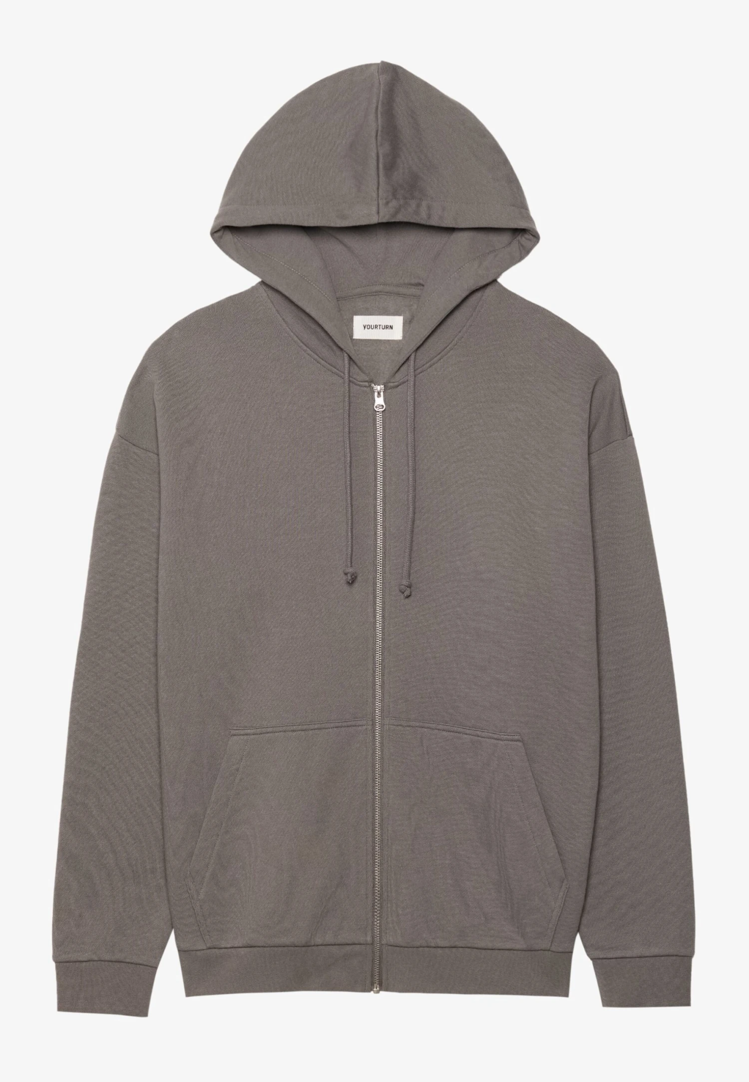 YOURTURN UNISEX - Zip-up Sweatshirt - Tan 12 YOURTURN UNISEX - Zip-up Sweatshirt - Tan - Image 10