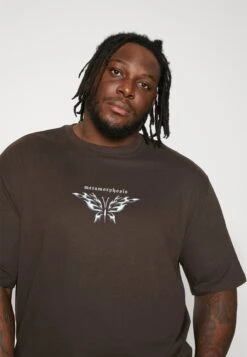 YOURTURN Print T-Shirt - Brown 11 YOURTURN Print T-Shirt - Brown -Yourturn Shop 274ec546c91c453d8b961eea9c224a24