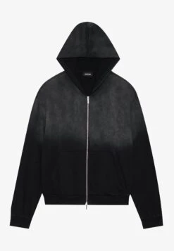 YOURTURN UNISEX - Zip-up Sweatshirt - Black/dark Grey -Yourturn Shop 2a13d7b0a7fe45f7bae50d8d53af0f1a 1