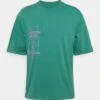 YOURTURN Print Wash Unisex - Print T-Shirt - Green 1 YOURTURN Print Wash Unisex - Print T-Shirt - Green -Yourturn Shop 2d029038fce6411b82871a546738b389