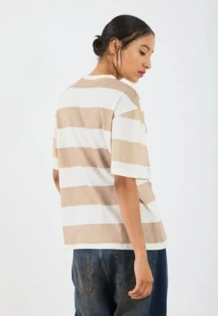 YOURTURN UNISEX OVERSIZED STRIPE - Print T-shirt - Sand/off White 13 YOURTURN UNISEX OVERSIZED STRIPE - Print T-shirt - Sand/off White -Yourturn Shop 2d4dd500a1cd4c1bb03a8c2c31e7d614