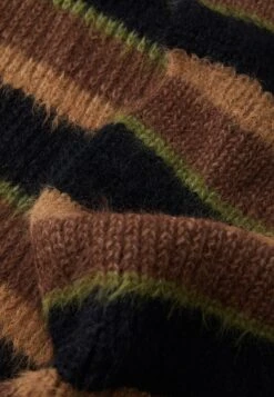 YOURTURN UNISEX - Scarf - Brown/black/green -Yourturn Shop 2d881e1a739a4cf892941a2f565e973c