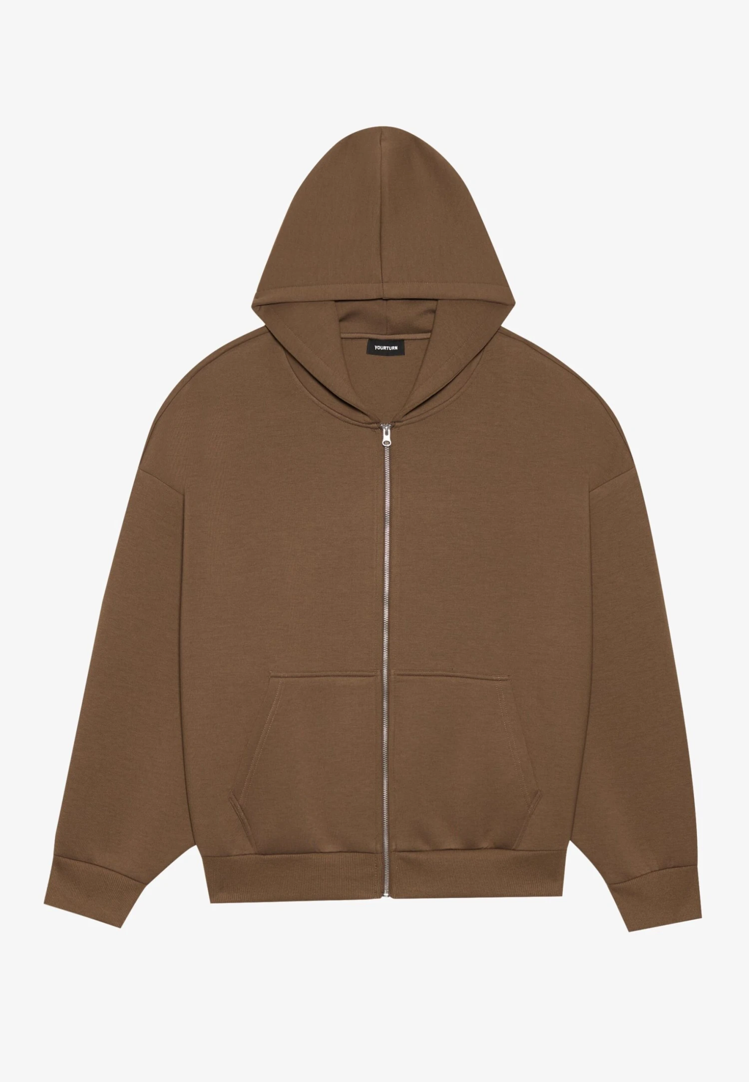 YOURTURN SCUBA ZIP UNISEX - Zip-up Sweatshirt - Castor Gray 12 YOURTURN SCUBA ZIP UNISEX - Zip-up Sweatshirt - Castor Gray - Image 10