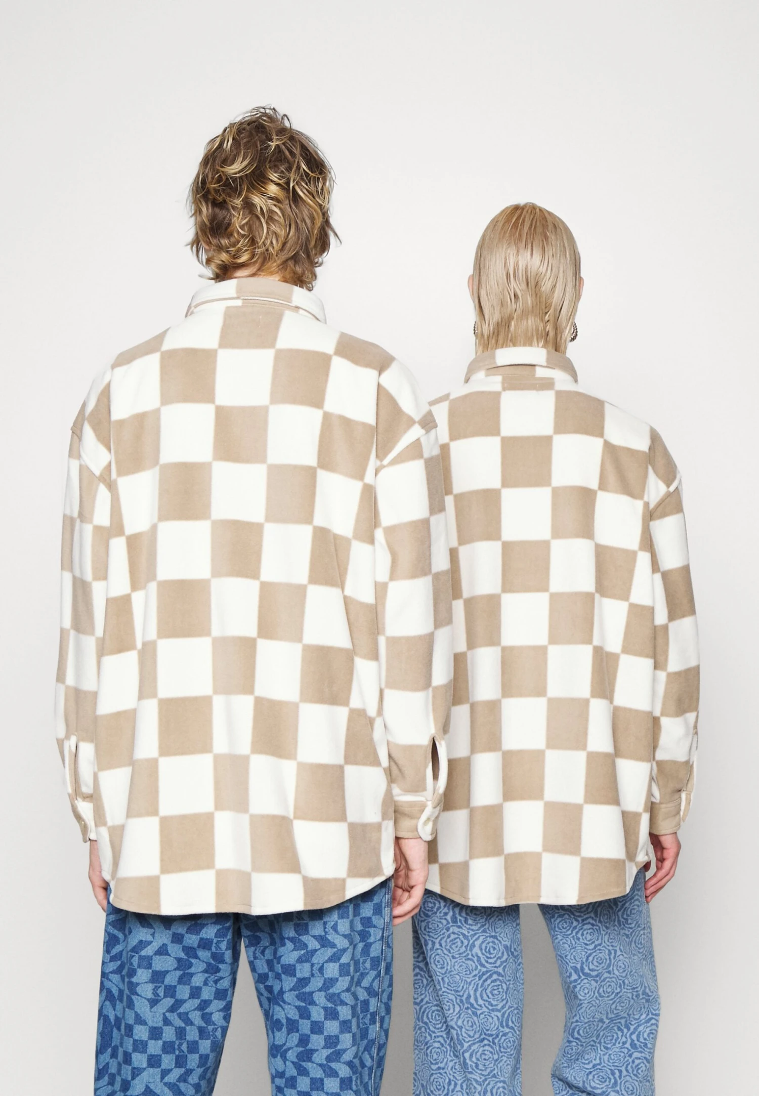 YOURTURN Unisex - Button-Down Blouse - Beige 5 YOURTURN Unisex - Button-Down Blouse - Beige - Image 3