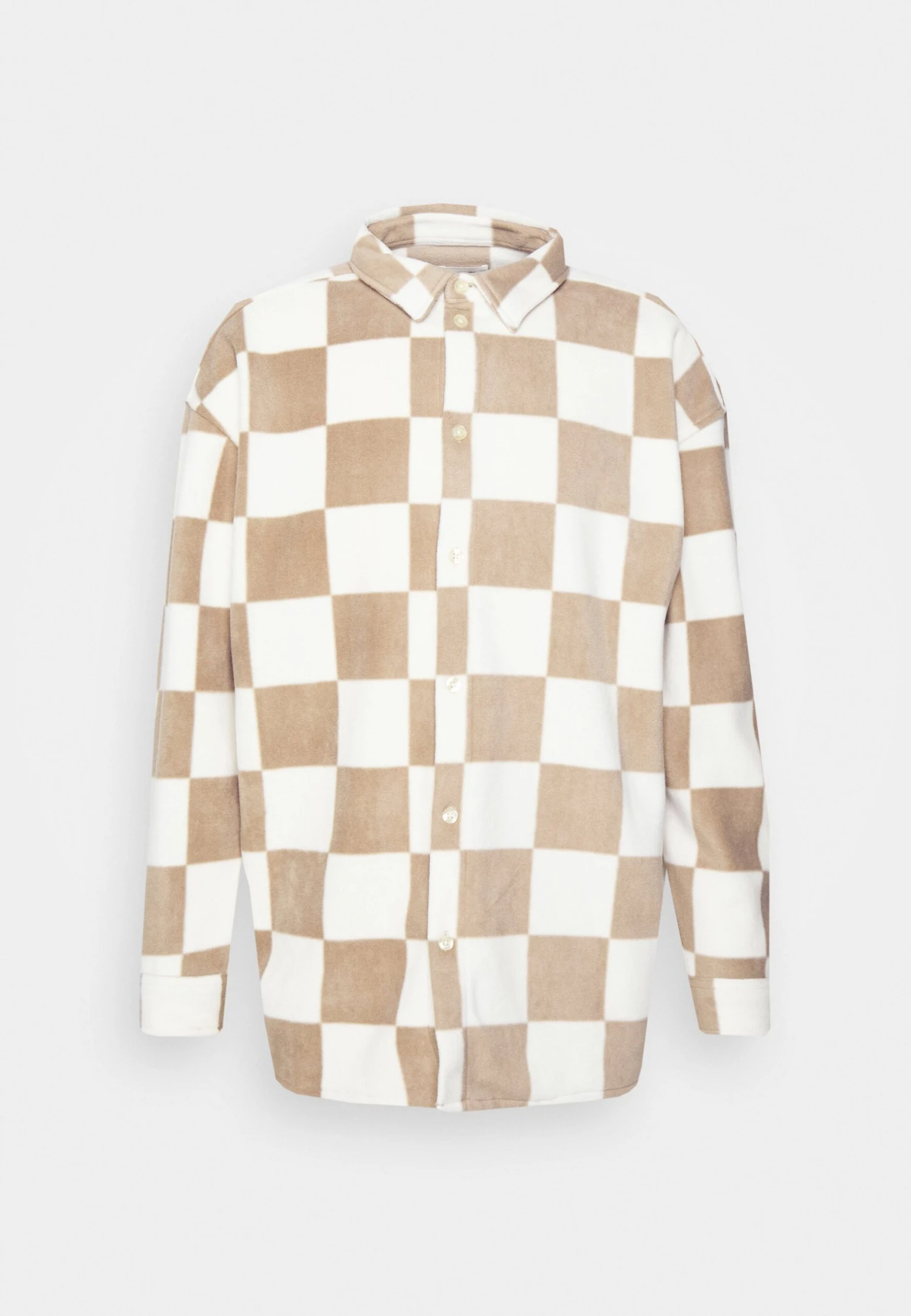 YOURTURN Unisex - Button-Down Blouse - Beige 7 YOURTURN Unisex - Button-Down Blouse - Beige - Image 5