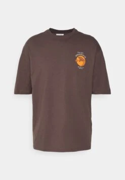YOURTURN Unisex - Print T-Shirt - Brown 12 YOURTURN Unisex - Print T-Shirt - Brown -Yourturn Shop 35fde50c4b494cc18c41c7eca797d928