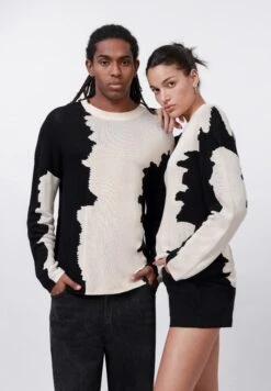 YOURTURN UNISEX - Jumper - Beige/black