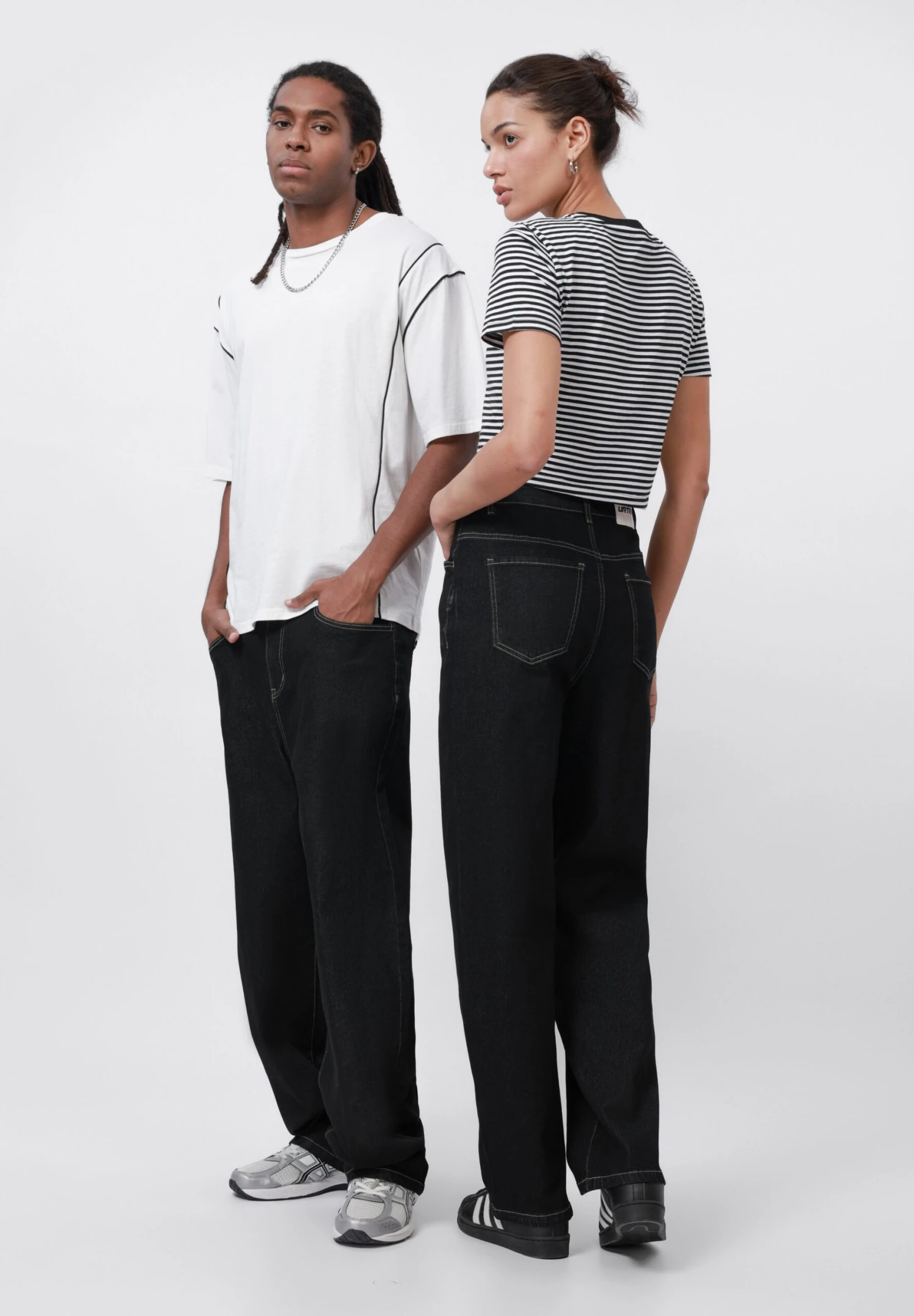 YOURTURN UNISEX - Baggy Jeans - Dark Blue 3 YOURTURN UNISEX - Baggy Jeans - Dark Blue