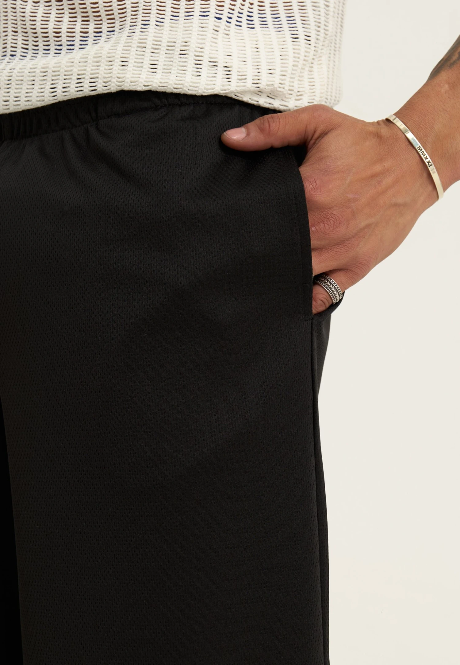 YOURTURN BASKETBALL MESH SHORTS UNISEX - Tracksuit Bottoms - Black 9 YOURTURN BASKETBALL MESH SHORTS UNISEX - Tracksuit Bottoms - Black - Image 7