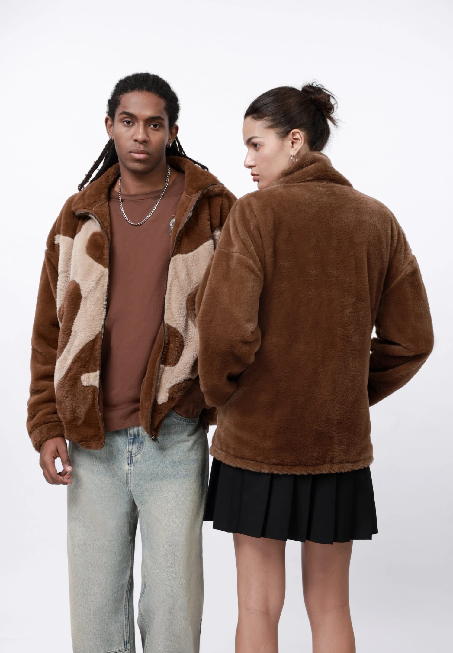 YOURTURN UNISEX - Winter Jacket - Brown / Lighter Brown 5 YOURTURN UNISEX - Winter Jacket - Brown / Lighter Brown - Image 3