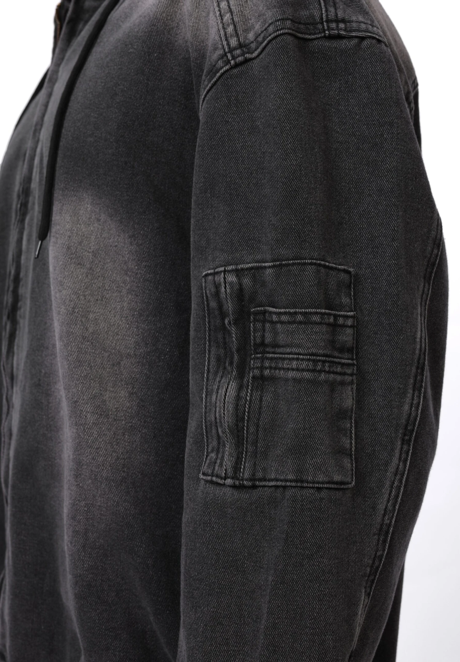 YOURTURN UNISEX - Denim Jacket - Black 8 YOURTURN UNISEX - Denim Jacket - Black - Image 6