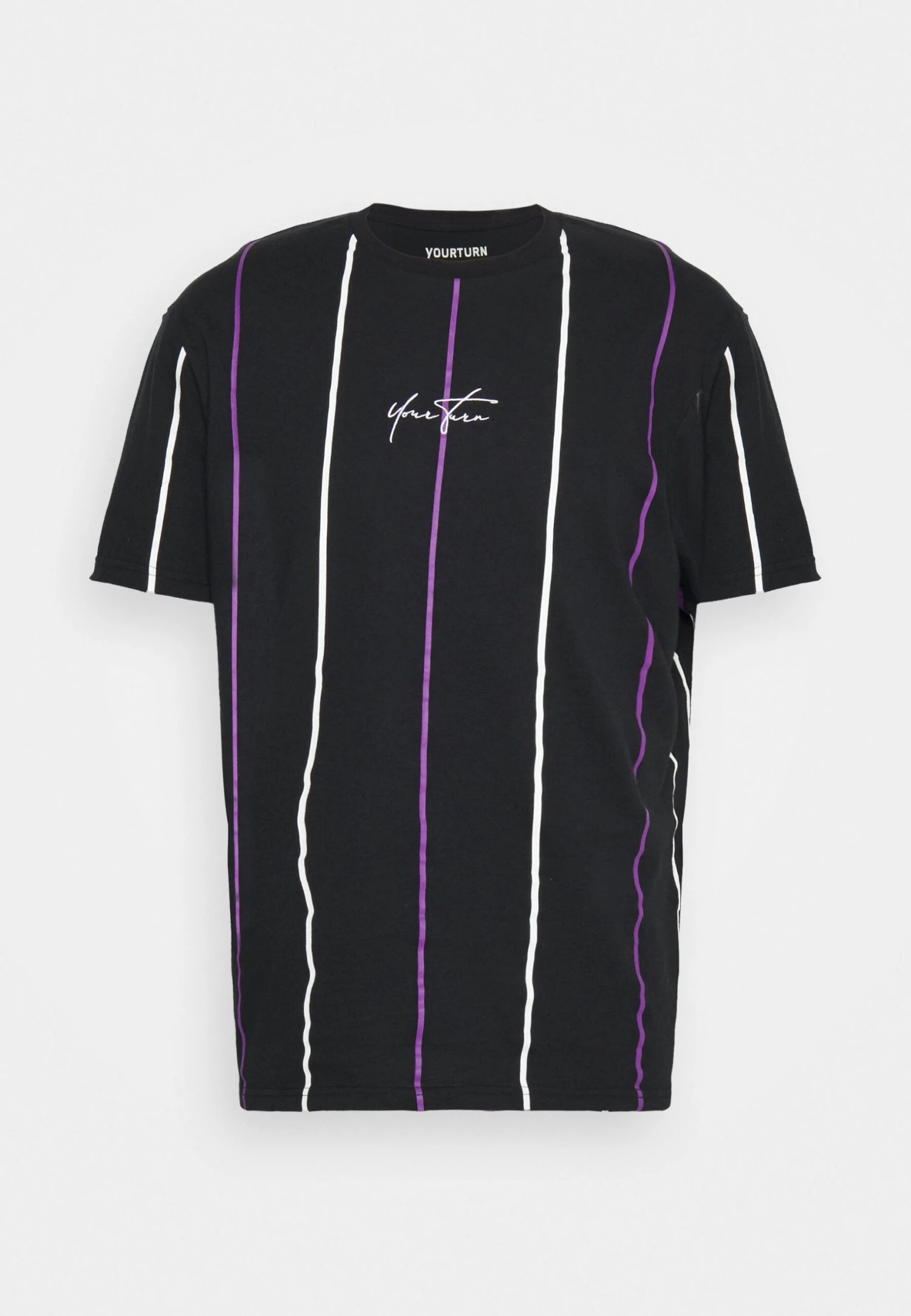 YOURTURN Unisex - Print T-Shirt - Purple 6 YOURTURN Unisex - Print T-Shirt - Purple - Image 4