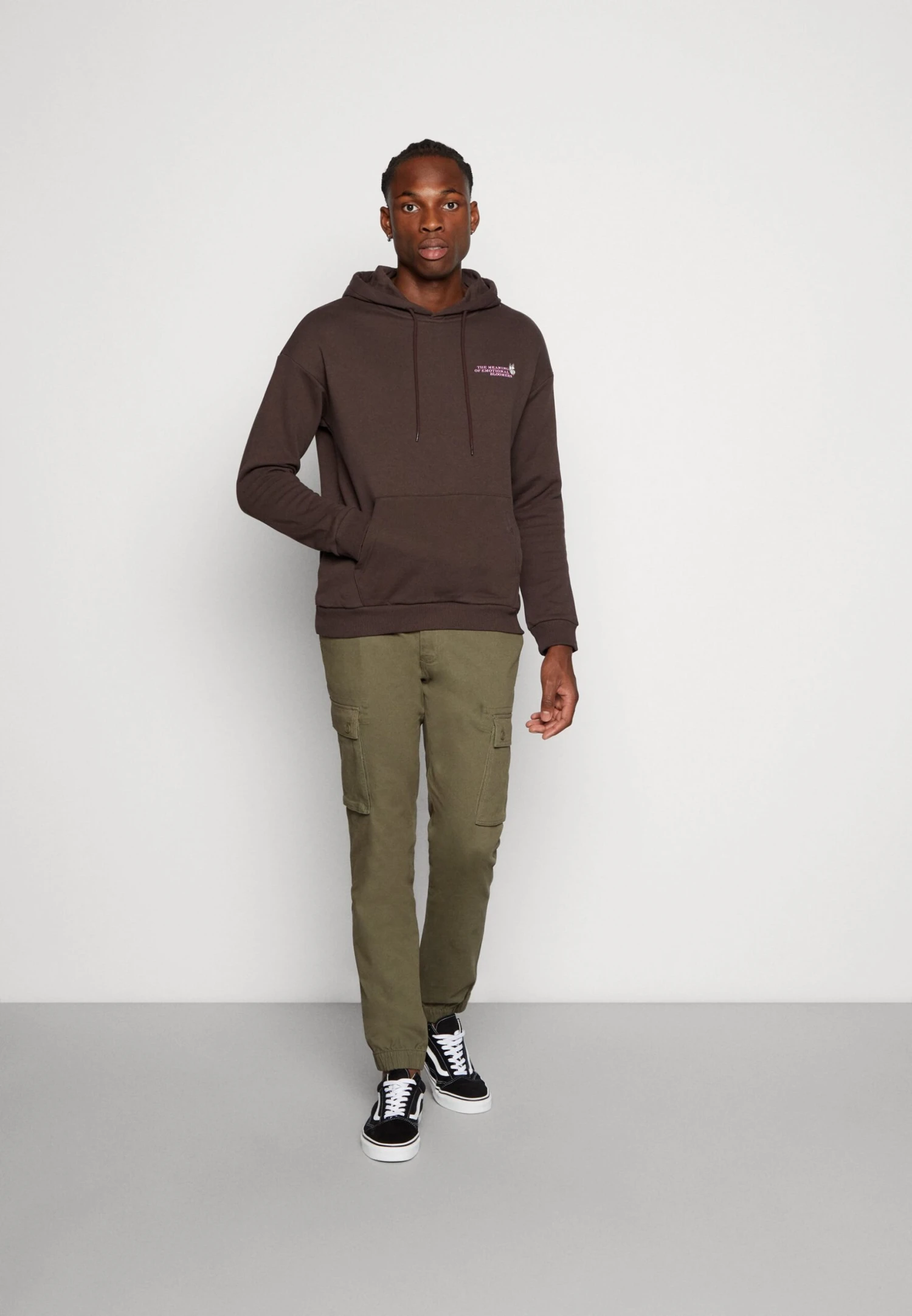 YOURTURN Hoodie- Sweatshirt - Brown 4 YOURTURN Hoodie- Sweatshirt - Brown - Image 2