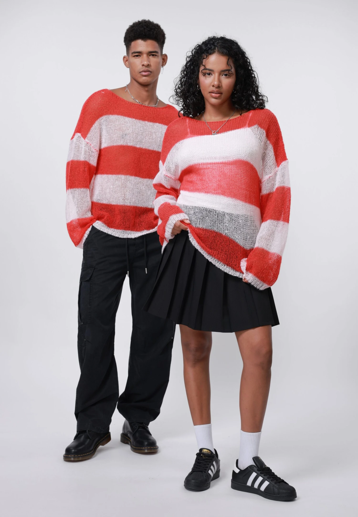 YOURTURN UNISEX - Jumper - Red/ecru 4 YOURTURN UNISEX - Jumper - Red/ecru - Image 2