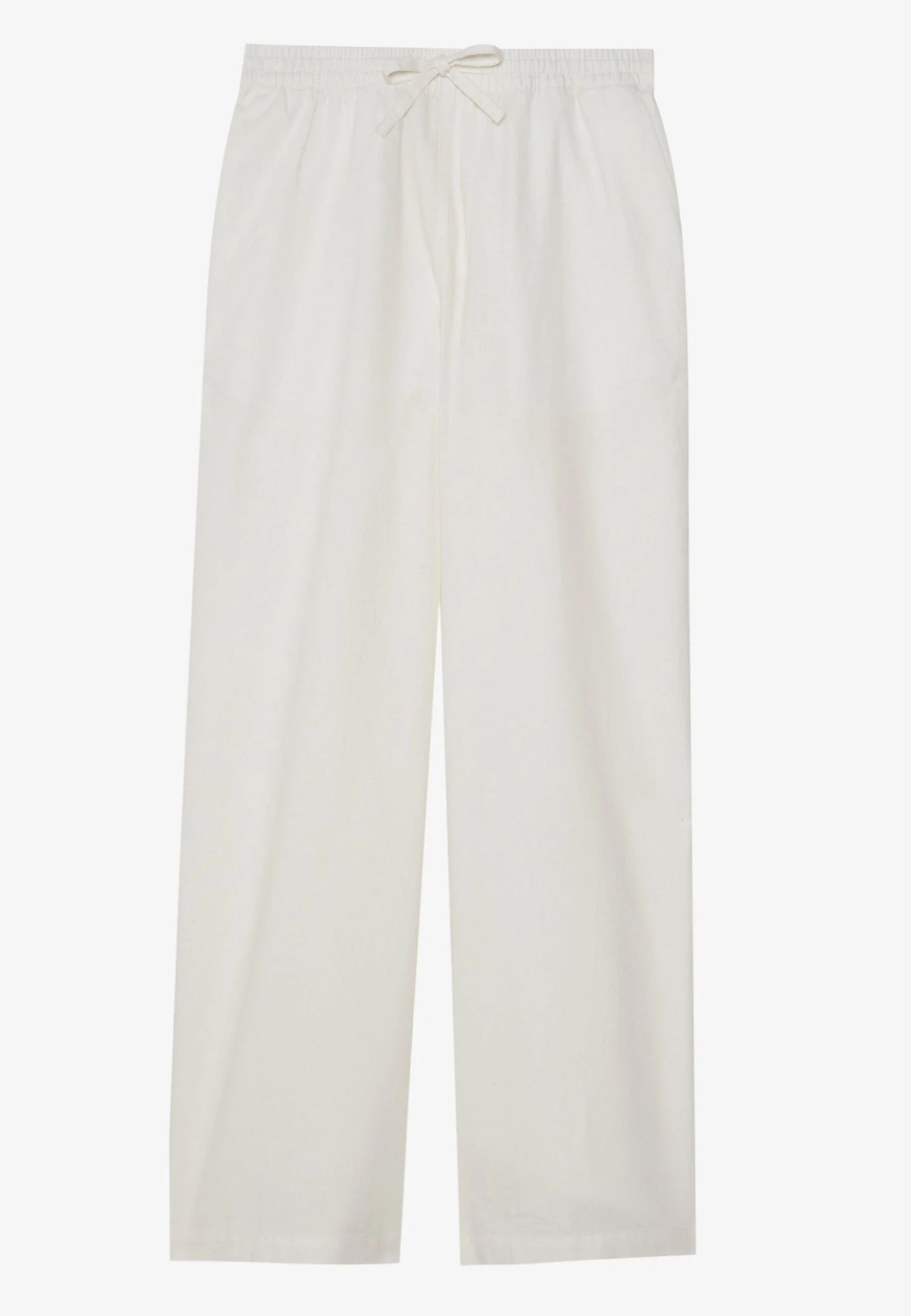 YOURTURN LINEN MIX BLEND UNISEX - Trousers - Black 10 YOURTURN LINEN MIX BLEND UNISEX - Trousers - Black - Image 8