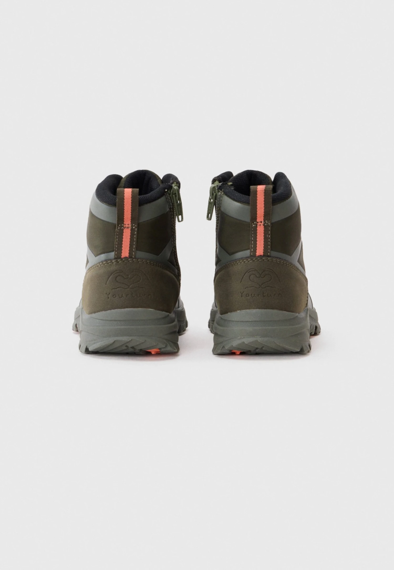 UNISEX - Lace-up Ankle Boots - Khaki 5 UNISEX - Lace-up Ankle Boots - Khaki - Image 3