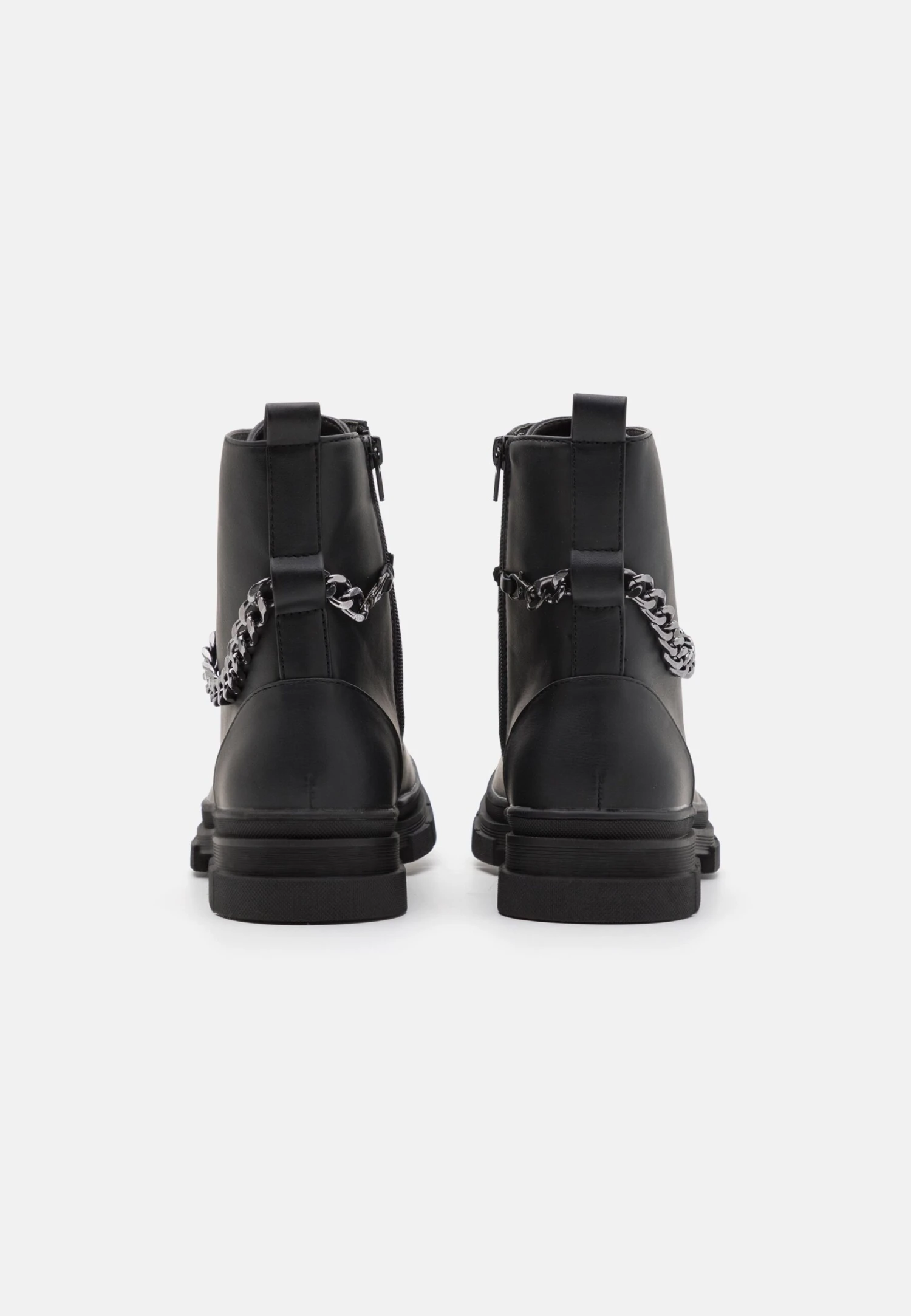 YOURTURN Unisex - Lace-Up Ankle Boots - Black 5 YOURTURN Unisex - Lace-Up Ankle Boots - Black - Image 3