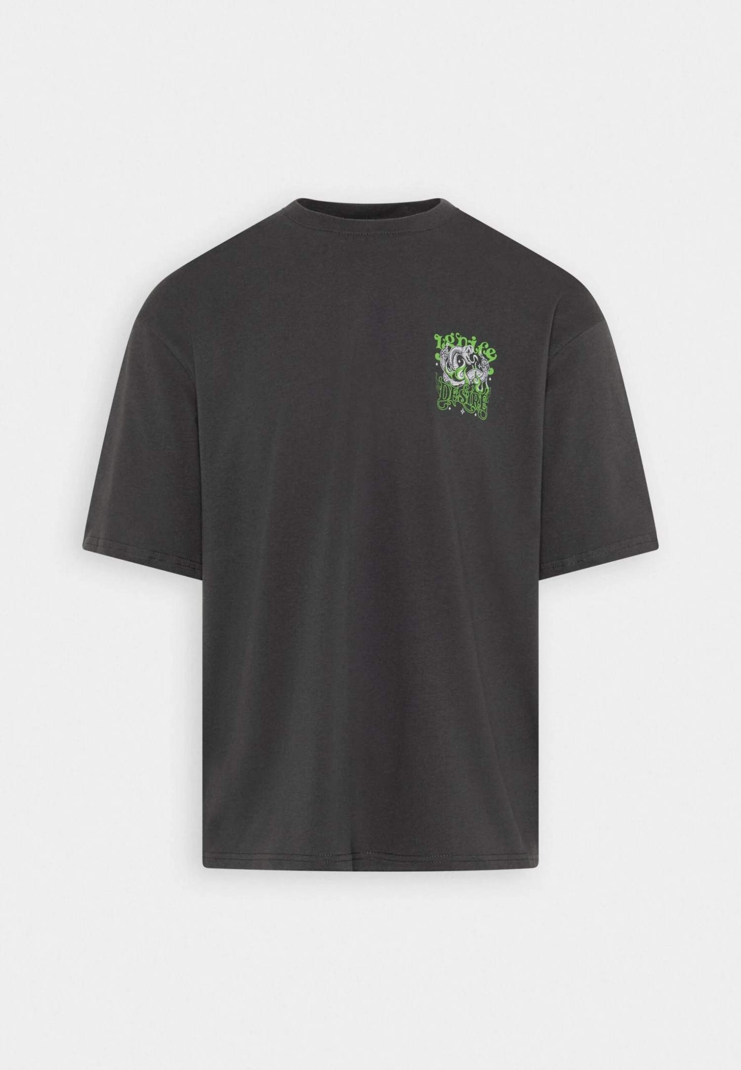 YOURTURN Snake Desire Tee Unisex - Print T-Shirt - Dark Grey 8 YOURTURN Snake Desire Tee Unisex - Print T-Shirt - Dark Grey - Image 6