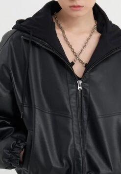 YOURTURN UNISEX - Light Jacket - Black -Yourturn Shop 4957e477c5204c63b7e68b3116e2e2e1